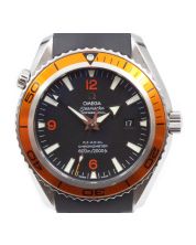 Omega Seamaster Planet Ocean 2908.50.38 Orange 45.5mm Co-Axil 2006 Mens Watch