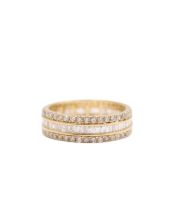 18 kt Yellow Gold Eternity ring with 2.72 tcw Diamonds - $7,800 appraisal