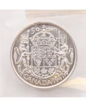 1947 curved-7 Canada 50 cents wide date ICCS MS-60