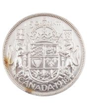 1948 Canada 50 cents narrow date nice EF