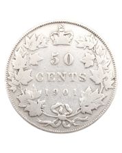 1901 Canada 50 cents nice VG+