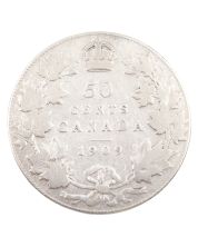 1909 Canada 50 cents VG