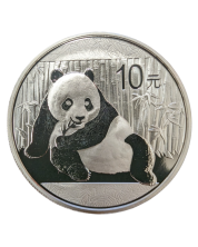 2015 China Silver Panda Coin .999 pure - in capsule