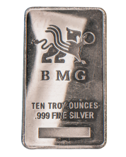 BMG 10 oz silver bar .999 fine