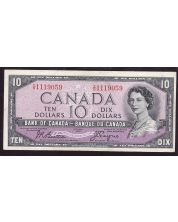 1954 Canada $10 Devils Face note Beattie Coyne BC32b I/D 1119059 nice EF