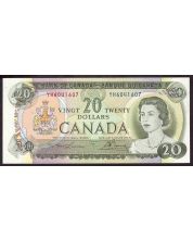 1969 Canada $20 banknote Lawson Bouey YH6041607 nice UNC