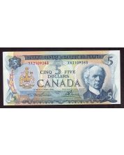 1972 Canada $5 banknote Lawson Bouey XA2109283 Choice UNC EPQ