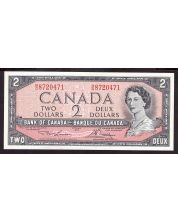 1954 Canada $2 banknote Lawson Bouey NG 8720471 Uncirculated