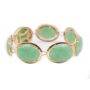 Vintage Burmese Jade 14k gold lavaliere style 20 inch necklace Circa 1950s