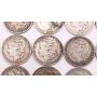 20X Morgan silver dollars 1878-1896 20-mixed dates see list Circulated & Culls
