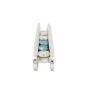 14K White Gold Diamond Pendant – 6.17g – 1.20ctw – Mixed White & Blue Diamonds