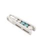 14K White Gold Diamond Pendant – 6.17g – 1.20ctw – Mixed White & Blue Diamonds