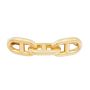 Hermes Paris Vintage Chaine D’Ancre Brooch in 18K Yellow Gold