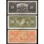 1937 Canada $1 $2 $5 $10 $20 $50 banknote set mixed signatures Circulated