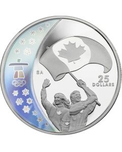 2007 Canada $25 Athletes' Pride Olympic Sterling Silver Hologram