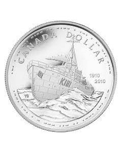 2010 Canada Proof Silver Dollar - Royal Canadian Navy RCM 