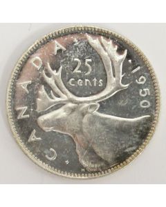 1950 Canada 25 cents MS64