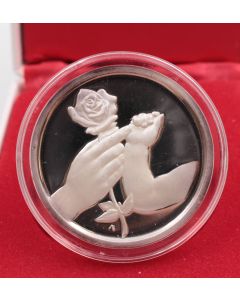 1976 One Ounce 999 pure silver Mothers Day Rose Hamilton Mint Choice Proof