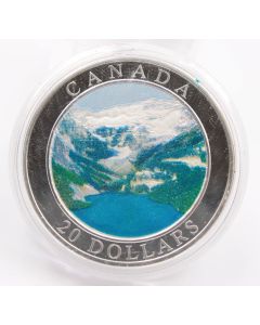 2003 Canada 20 Dollar Silver coin Natural Wonders Rocky Mountains 