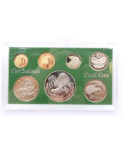 1980 New Zealand 7-coin set mint sealed all coins Gem Cameo Proof