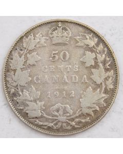 1912 Canada 50 cents VG+