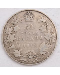 1912 Canada 50 cents VG