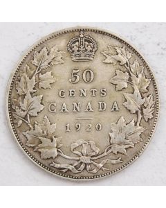 1920 Canada 50 cents FINE