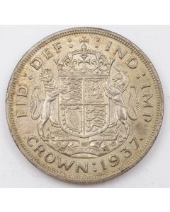 1937 Great Britain silver Crown nice EF/AU
