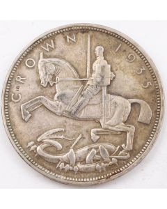 1935 Great Britain silver Crown VF+