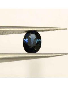 Blue Oval Sapphire 1.08 Carat Precious Gemstone