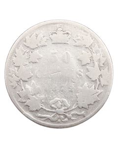 1872H Canada 50 cents AG