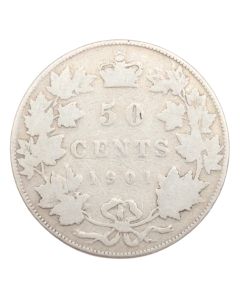 1901 Canada 50 cents G