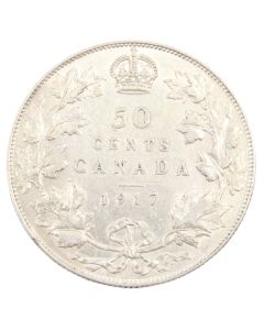 1917 Canada 50 cents EF+