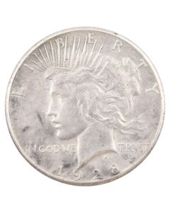 1928 Peace silver dollar nice EF+