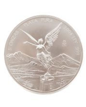 2004 Mexico 5 Oz .999 Pure Silver Key Date Libertad – Ley .999 BU
