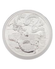2023 Australia Dragon & Koi 1 Oz Silver $1 Reverse Proof Coin – Perth Mint