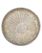 1848 Do-CM Mexico Republic 8 Reales 26.86 grams EF+
