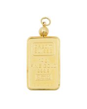 10 Gram Credit Suisse Gold Bar in 14K Yellow Gold Bezel – 11.08g Total Weight