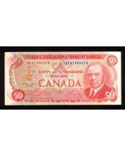 1975 Canada $50 banknote RCMP Musical Ride Crow Bouey EFA 1954370 VF/EF