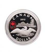 2012 $1 Fine Silver Lucky Loonie