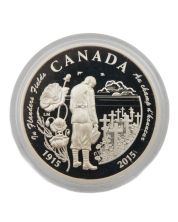 2015 Canada $20 Silver Proof Coin In Flanders Fields 100th Anniv Remembrance Day