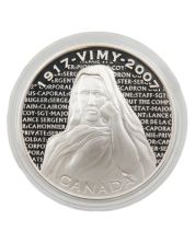 2007 Canada $30 Sterling Silver Coin Vimy Ridge Memorial High Relief Proof RCM