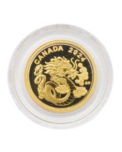 2024 Canada $8 Spirit Dragon – 1/20 oz Pure Gold Proof 0.9999 Fine