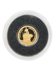 2006 Palau 1 Dollar Santa Maria Columbus Flagship Ship 0.5 g 99.99% Gold Proof Coin