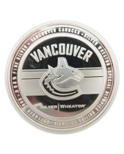 2008 Vancouver Canucks 10 oz .999 Fine Silver Round Special Olympics BC Wheaton  