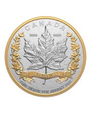 2023 Canada Maple Leaf 35th Anniversary 5oz Silver Coin – Low Serial #003/2000 