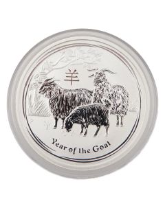2015 Australia Year of the Goat 1/2 Oz Silver 50 Cents Coin – Perth Mint