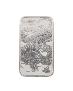 2022 Australia Dragon 1 Oz Silver Rectangular $1 Bar – Perth Mint