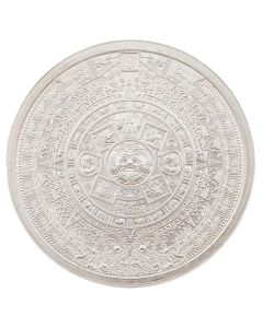 Golden State Mint Aztec Calendar Silver Round – 2 Troy Oz .999 Fine Silver