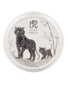 2022 Australia Lunar Year of the Tiger 1 Oz .9999 Silver $1 Coin – Perth Mint